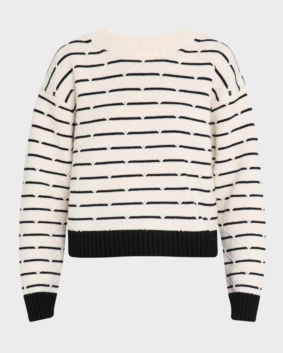 Gettone Striped Wool-Cashmere Sweater